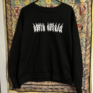 Skeleton Wings Crewneck Sweater